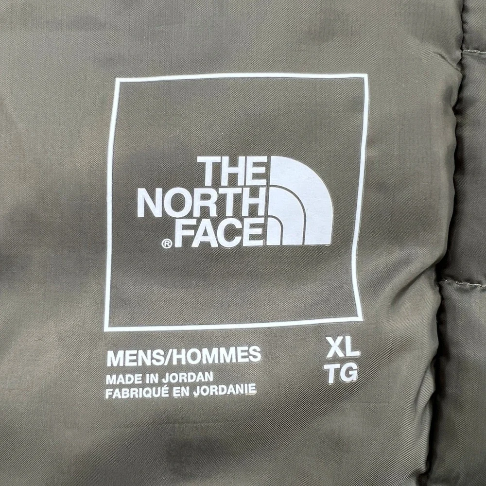 NEW The North Face Terra Packable Hoodie Puffer Jacket Men XL New Taupe Green